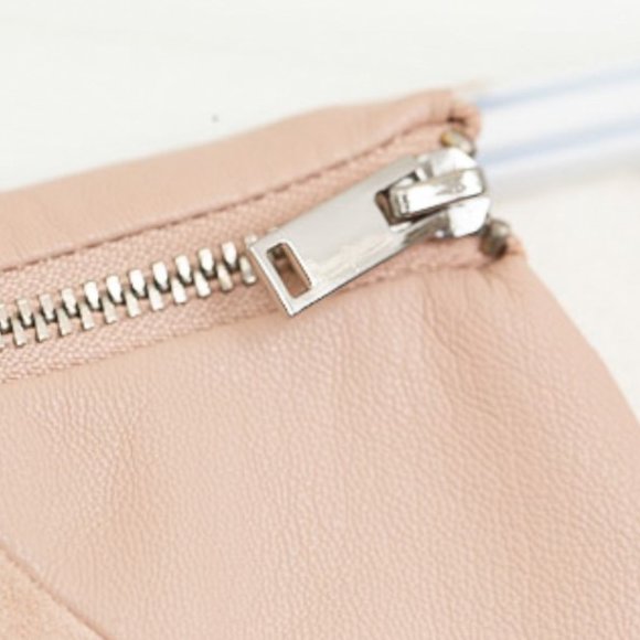 Zara Faux Leather/Suede Shift Dress - Picture 3 of 4